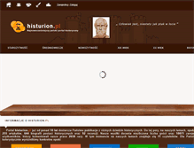 Tablet Screenshot of histurion.pl